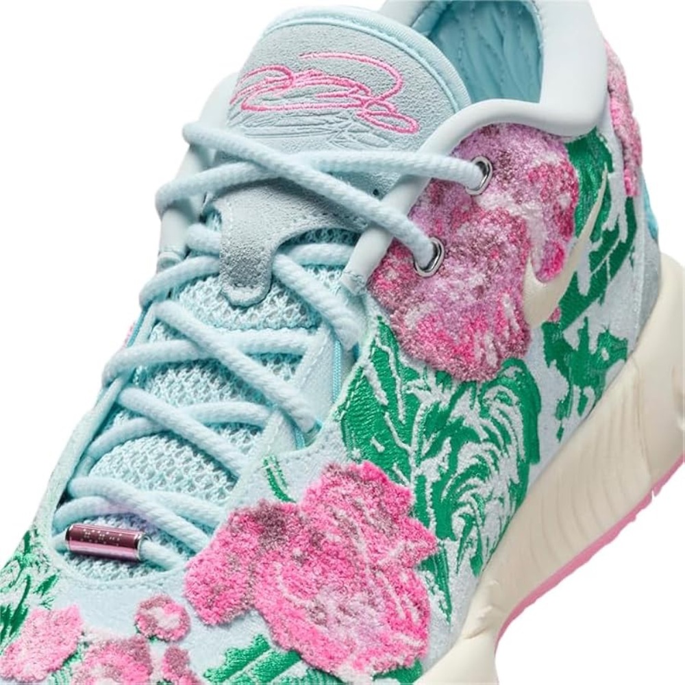 🔥🔥🔥 NIKE Lebron XXI Premium Basketball Shoes, Glacier Blue,/pink size 10,5 - Picture 3 of 15